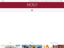 Tablet Screenshot of molorestaurant.sk